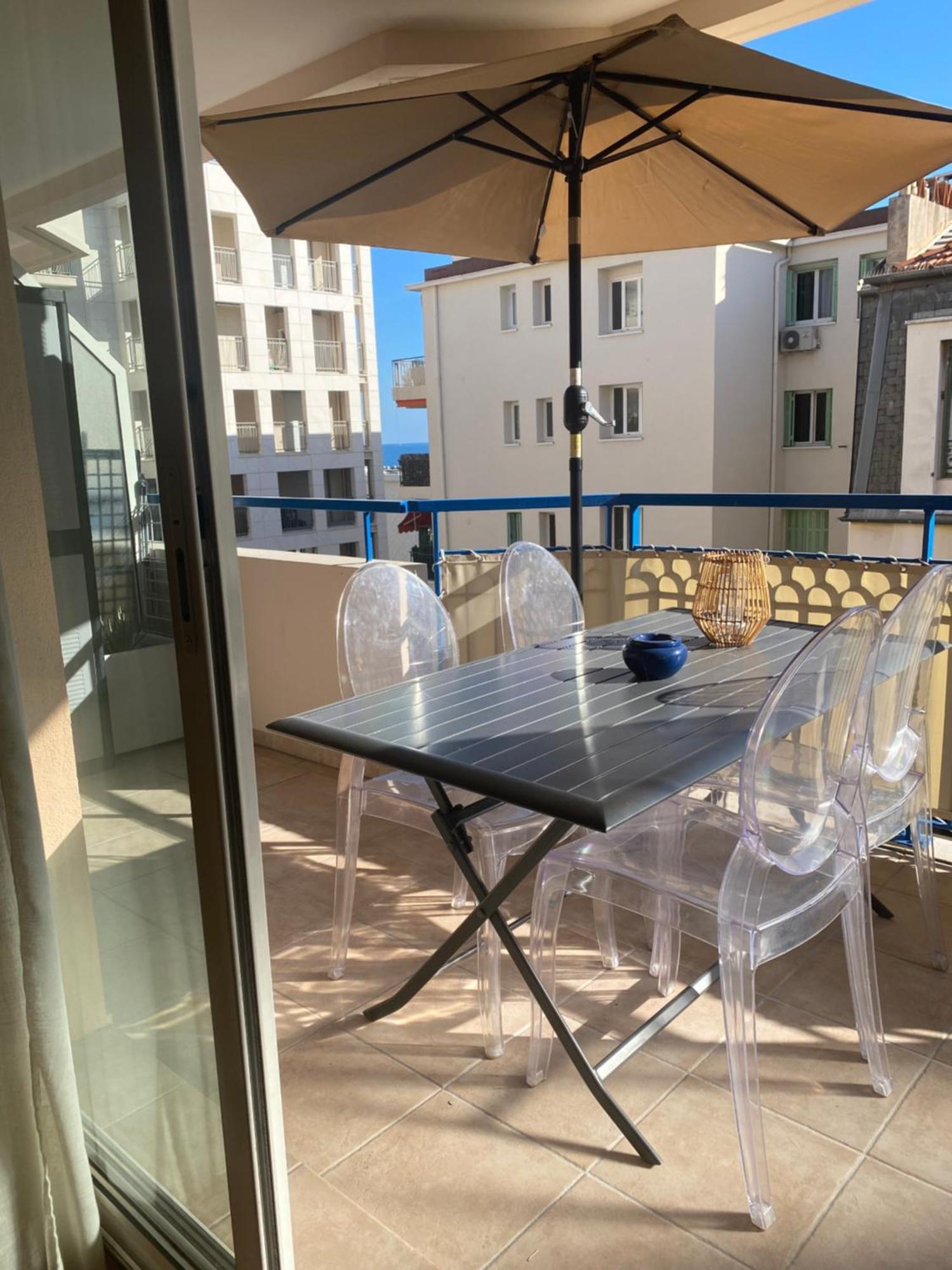 Les Rivages 2P Terrasse Parking Apartment Menton Exterior photo