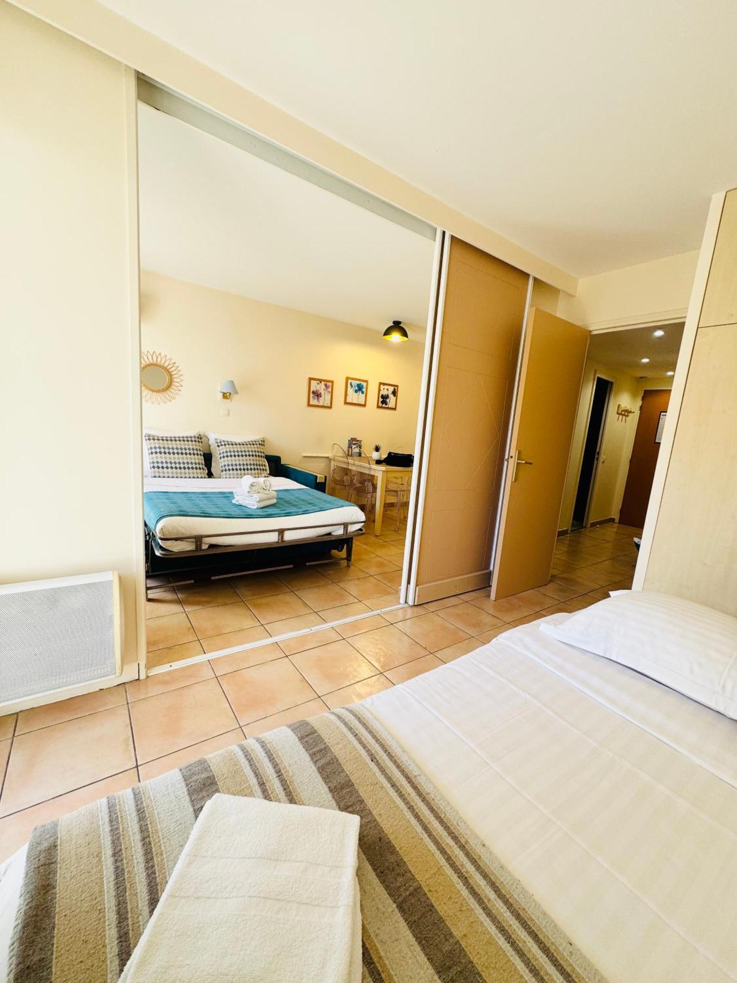 Les Rivages 2P Terrasse Parking Apartment Menton Exterior photo